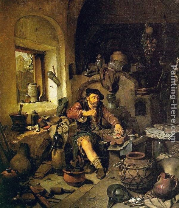 Cornelis Bega The Alchemist
